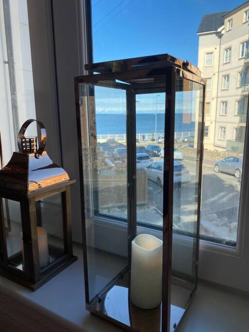 Luxury Modern 1Bed Sea View Apartment Rhôs-on-Sea المظهر الخارجي الصورة
