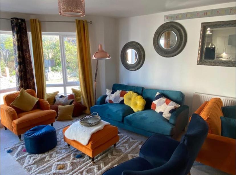 Luxury Modern 1Bed Sea View Apartment Rhôs-on-Sea المظهر الخارجي الصورة